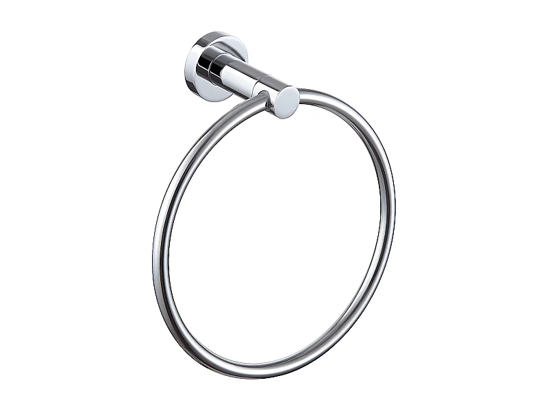 Anneau Porte-serviettes Modern Project 18 Cm Laiton couleur : Chrome