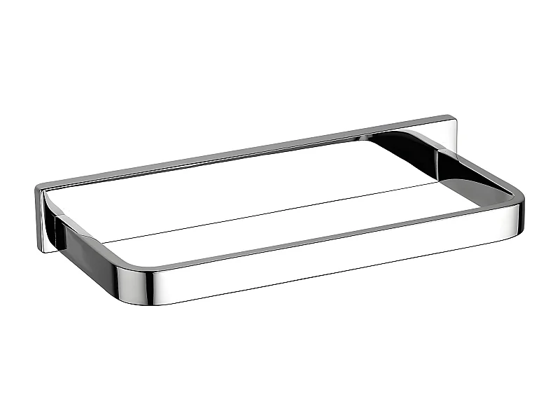 Porte-serviettes 1 Barre Fixe Lugano, 21 Cm Laiton couleur : Chrome