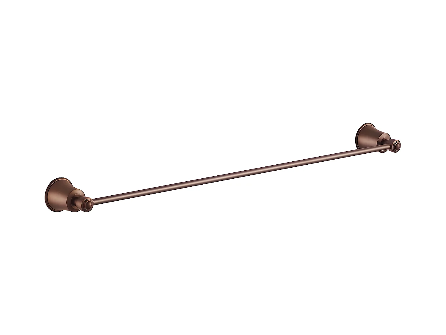 Porte-serviettes 1 Barre Fixe Art Line, 65 Cm Laiton couleur : Cuivre Antique