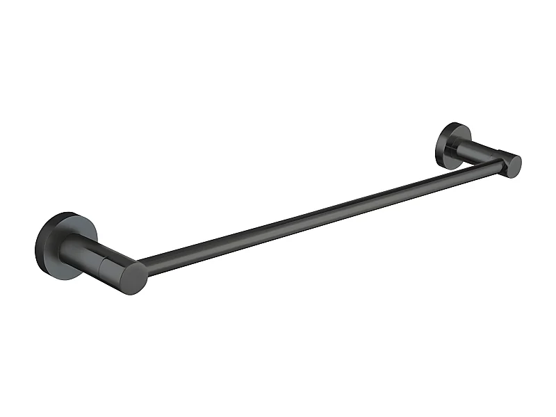 Porte-serviettes 1 Barre Fixe Modern Project, 40 Cm Laiton couleur : Graphite