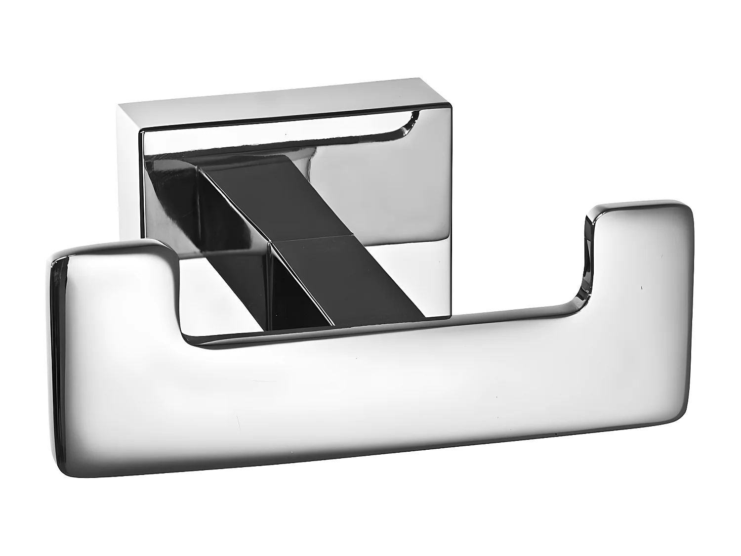 Porte-serviette 2 Crochets Matière  Laiton Lift couleur : Chrome