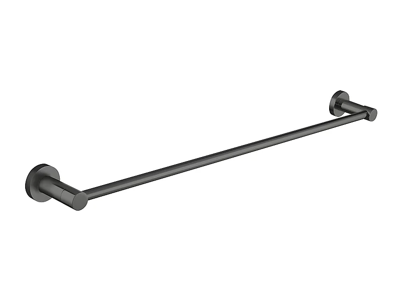 Porte-serviettes 1 Barre Fixe Modern Project, 60 Cm Laiton couleur : Graphite