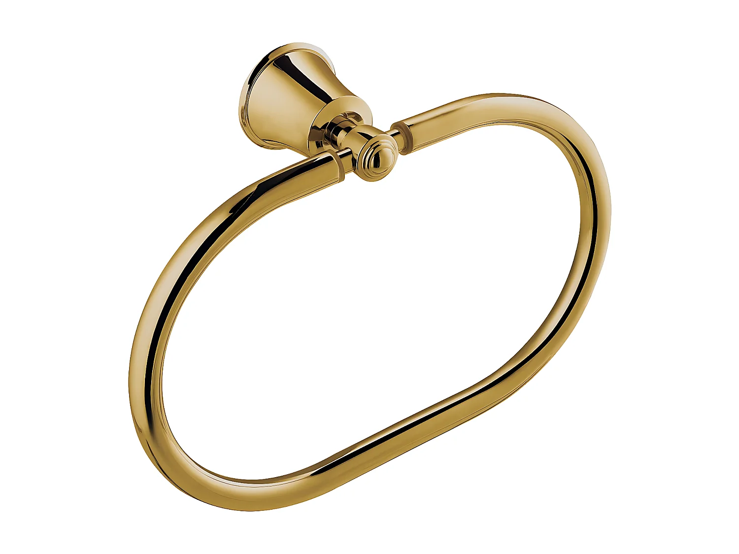 Anneau Porte-serviettes Art Line 25 Cm Laiton couleur : D'oré