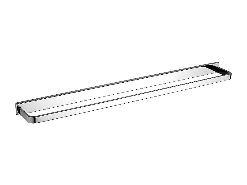Porte-serviettes 1 Barre Fixe Lugano, 61 Cm Laiton couleur : Chrome