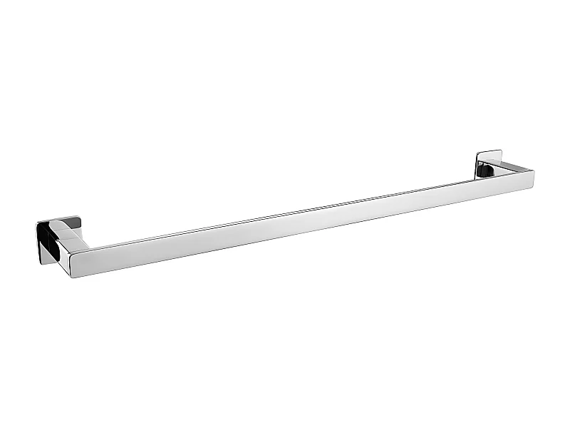 Porte-serviettes 1 Barre Fixe Nelson, 62 Cm Laiton couleur : Chrome