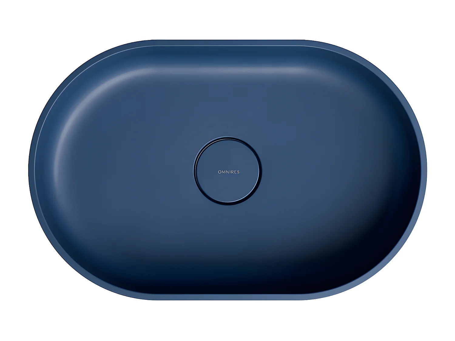 Vasque a poser OVO M+ couleur bleu nuit  55 x 36