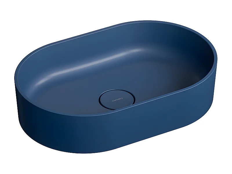 Vasque a poser OVO M+ couleur bleu nuit  55 x 36