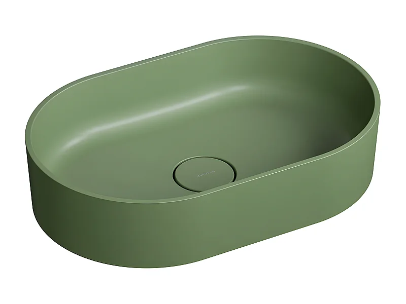 Vasque a poser OVO M+ couleur  Olive  55 x 36