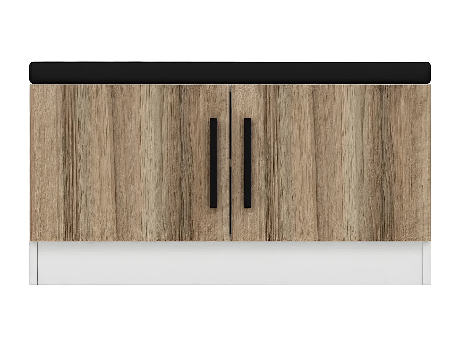 Zapatero Kailua A137, Blanco|Nuez, 90x50x35cm, Aglomerado laminado