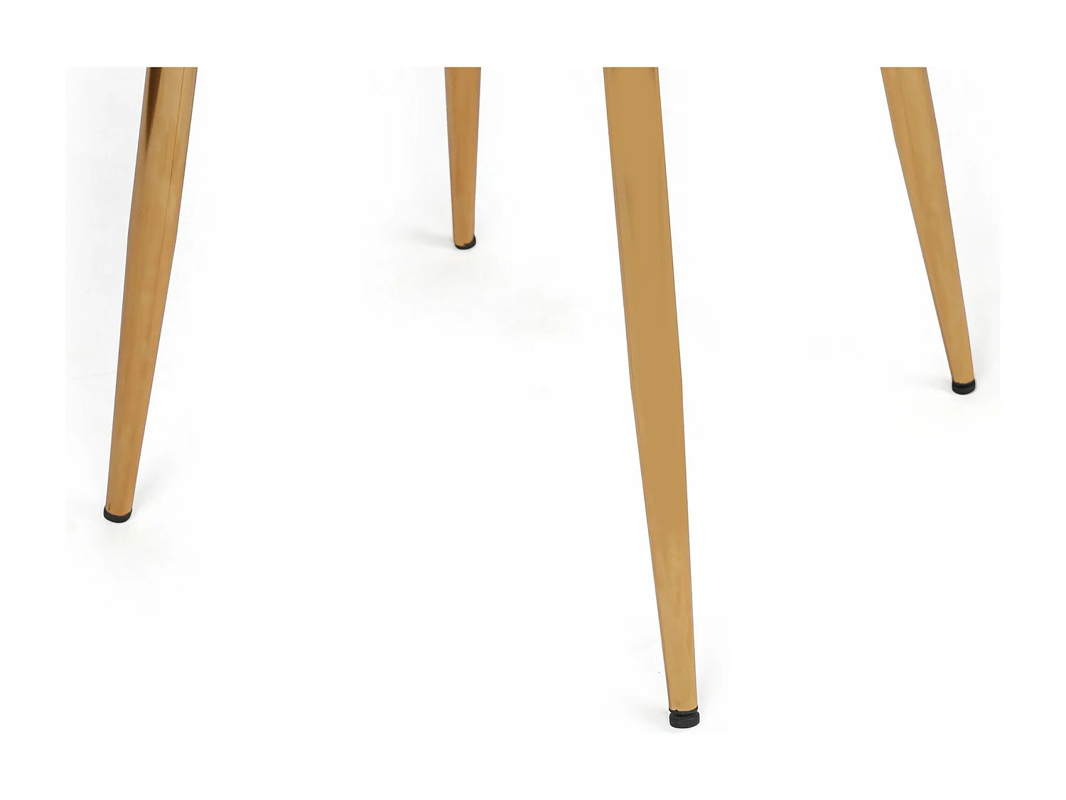 Lot de 2 chaises Scribe Métal Or et Velours Noir