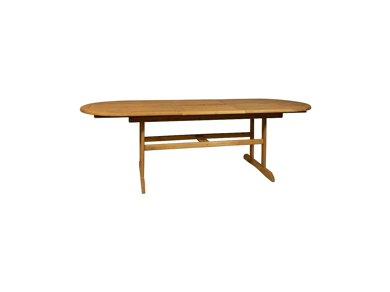 Now's Home - Table Ovale Extensible En Bois D'acacia 180-240cm