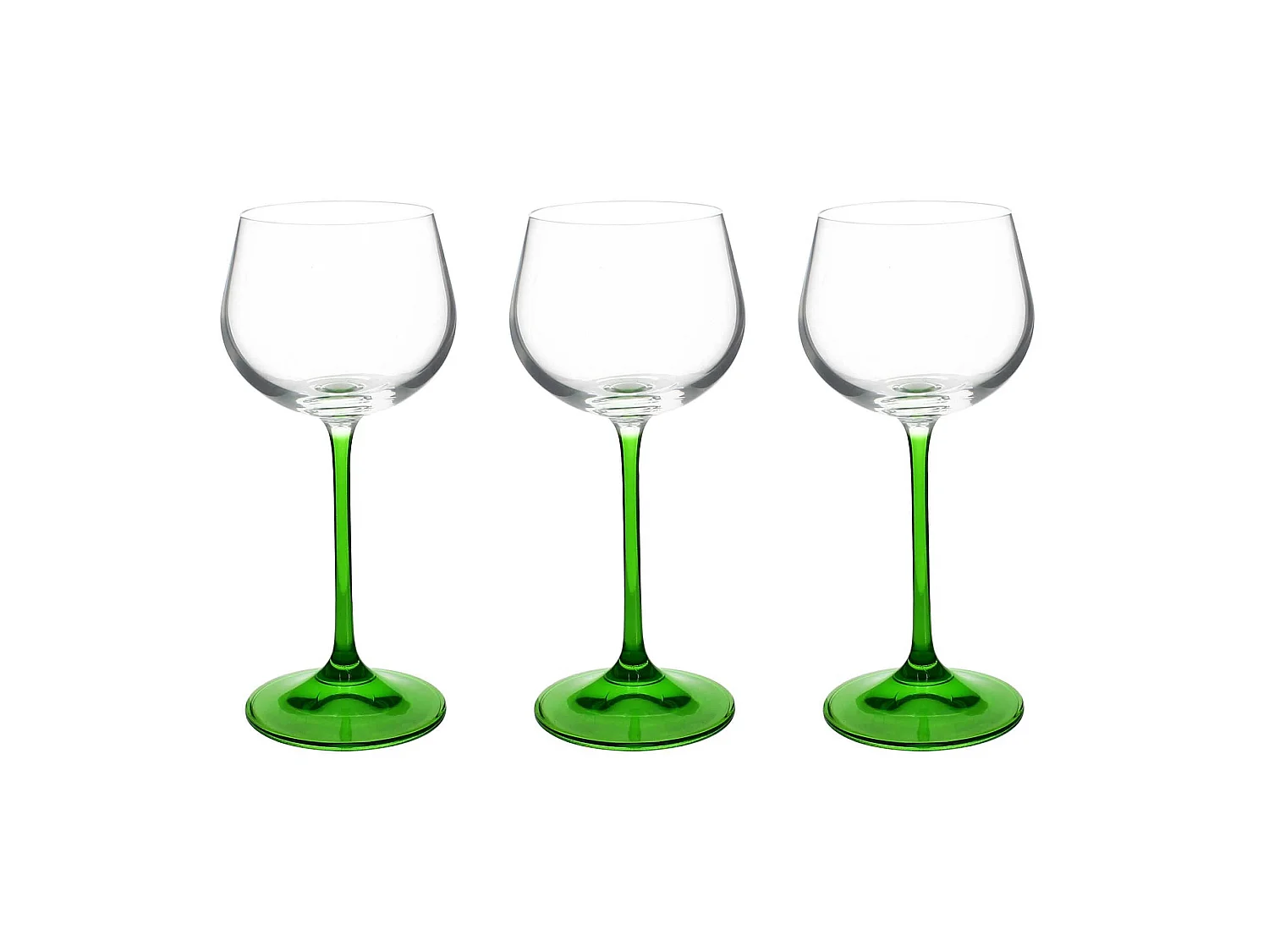 Novastyl - Lot De 3 Verres A Pied Vin Du Rhin 16.5cl En Cristallin