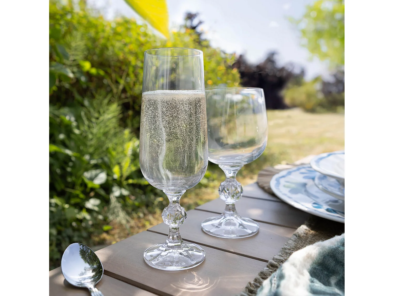 Novastyl - Lot De 3 Verres A Pied Matignon 19cl En Cristallin