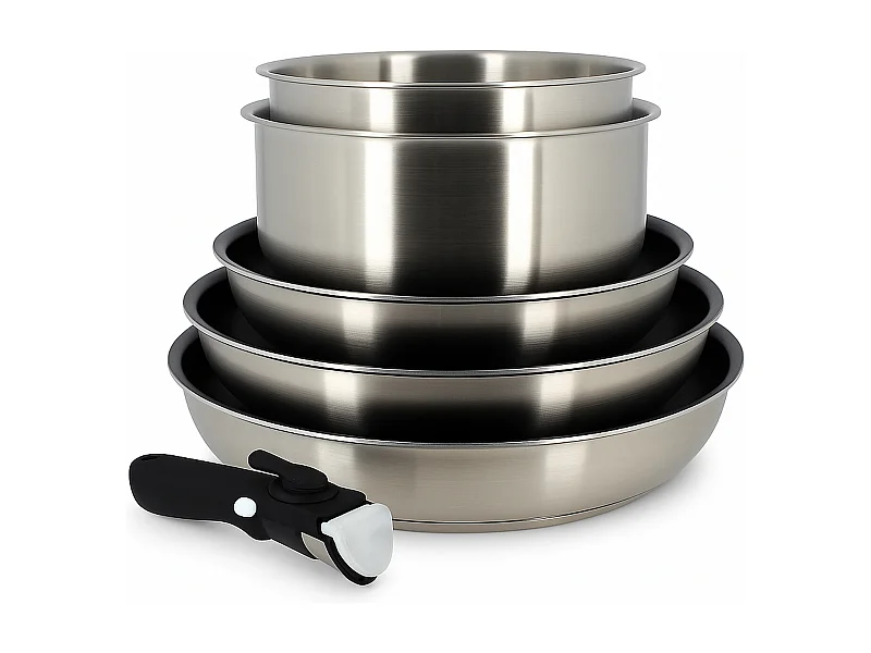 Menastyl - Set 6 Pieces Iris En Acier Inoxydable