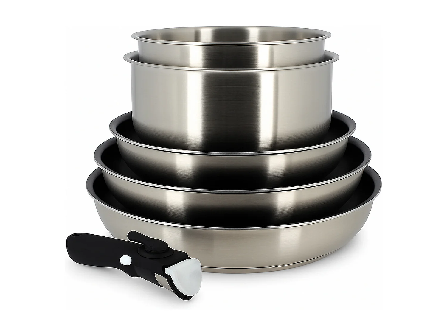 Menastyl - Set 6 Pieces Iris En Acier Inoxydable