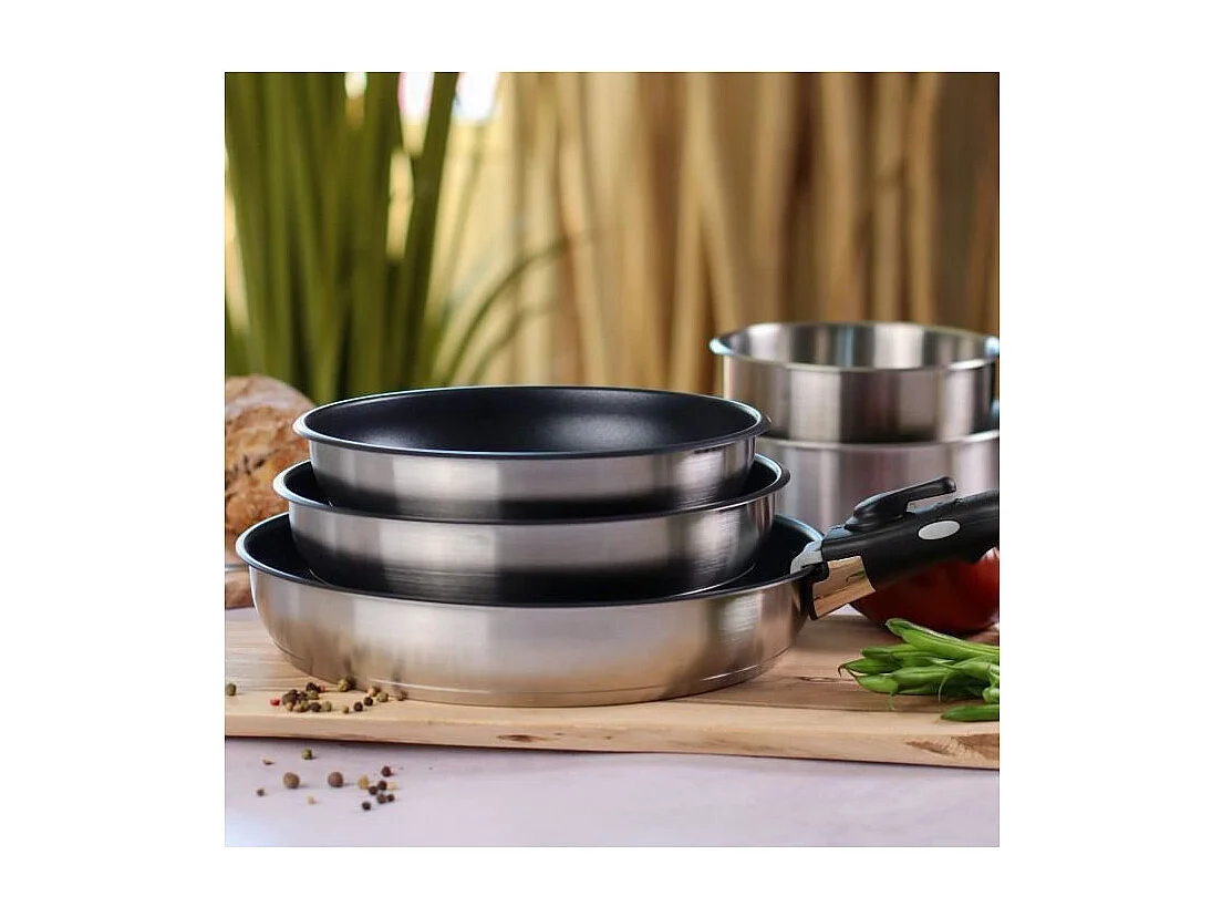 Menastyl - Set 6 Pieces Iris En Acier Inoxydable