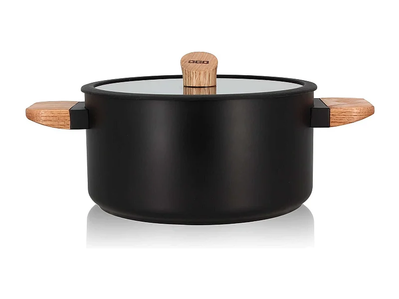 Ogo Living - Faitout Ector Induction En Aluminium Et Bois 24 Cm