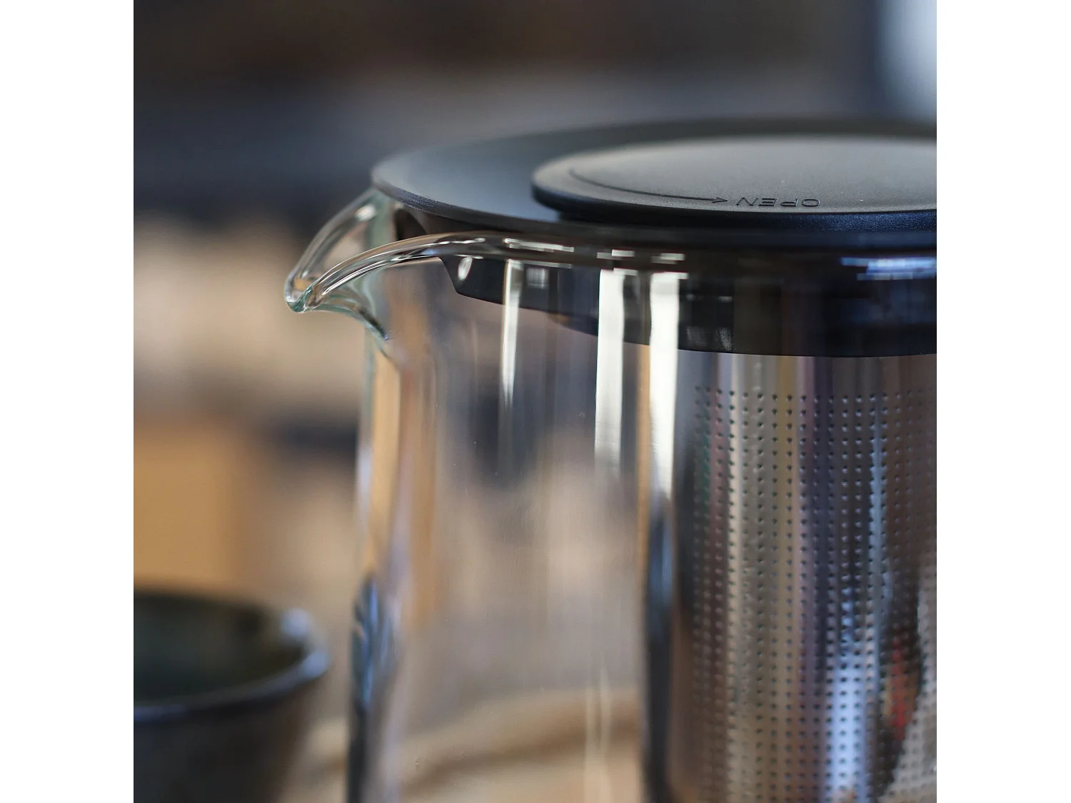 Novastyl - Théière Kamakura 1.5l En Verre Avec Infuseur En Acier Inoxydable