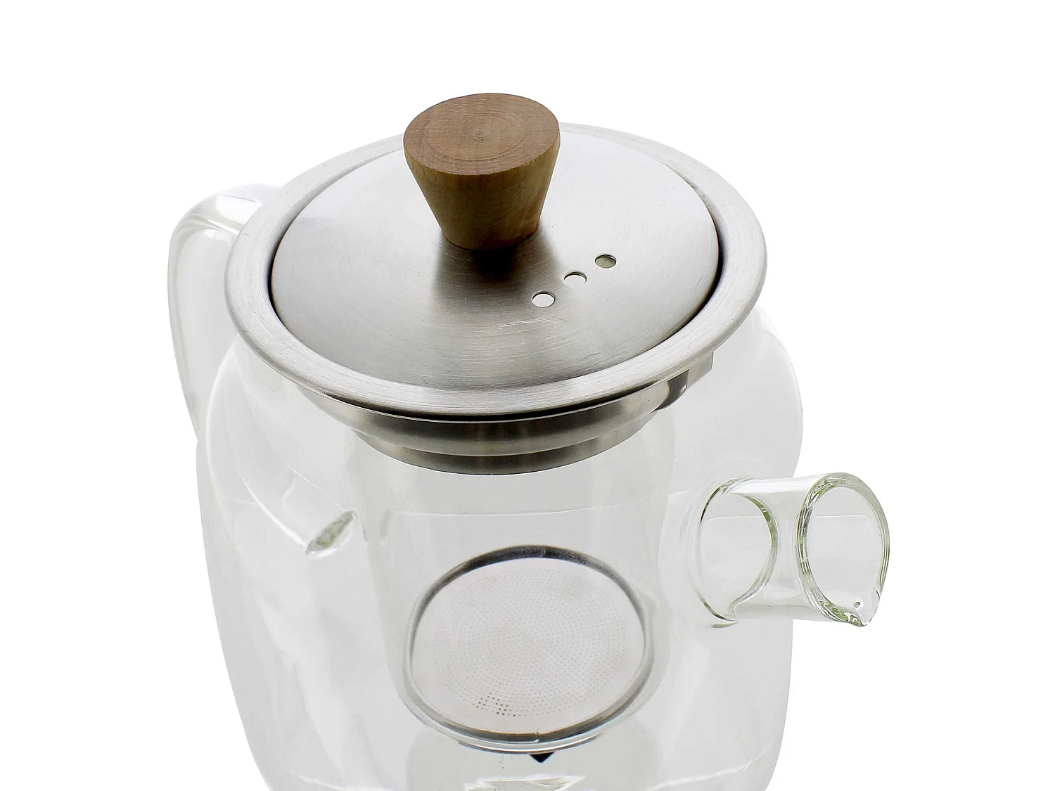 Ogo Living - Theiere Oscar 550ml En Verre Borosilicate Et Inox