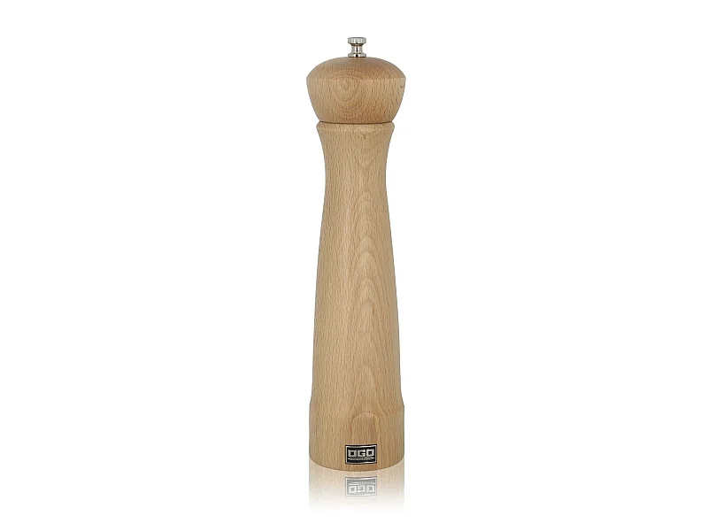 Ogo Living - Moulin A Sel Leo En Bois Clair 31 Cm