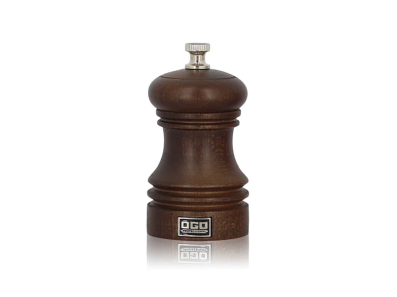 Ogo Living - Moulin A Poivre 10cm Bois Naturel Professionnel