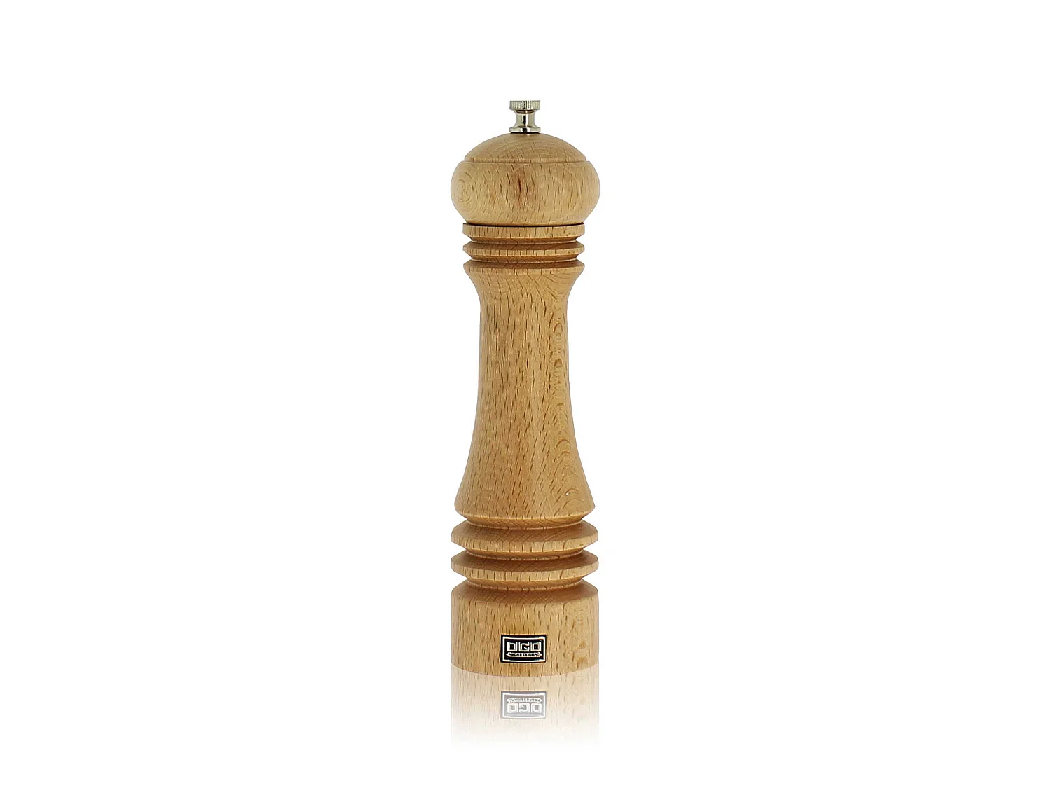Ogo Living - Moulin A Poivre En Bois Naturel 23 Cm Professionnel