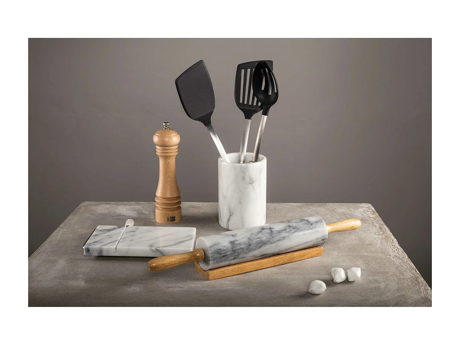 Ogo Living - Moulin A Poivre En Bois Naturel 23 Cm Professionnel