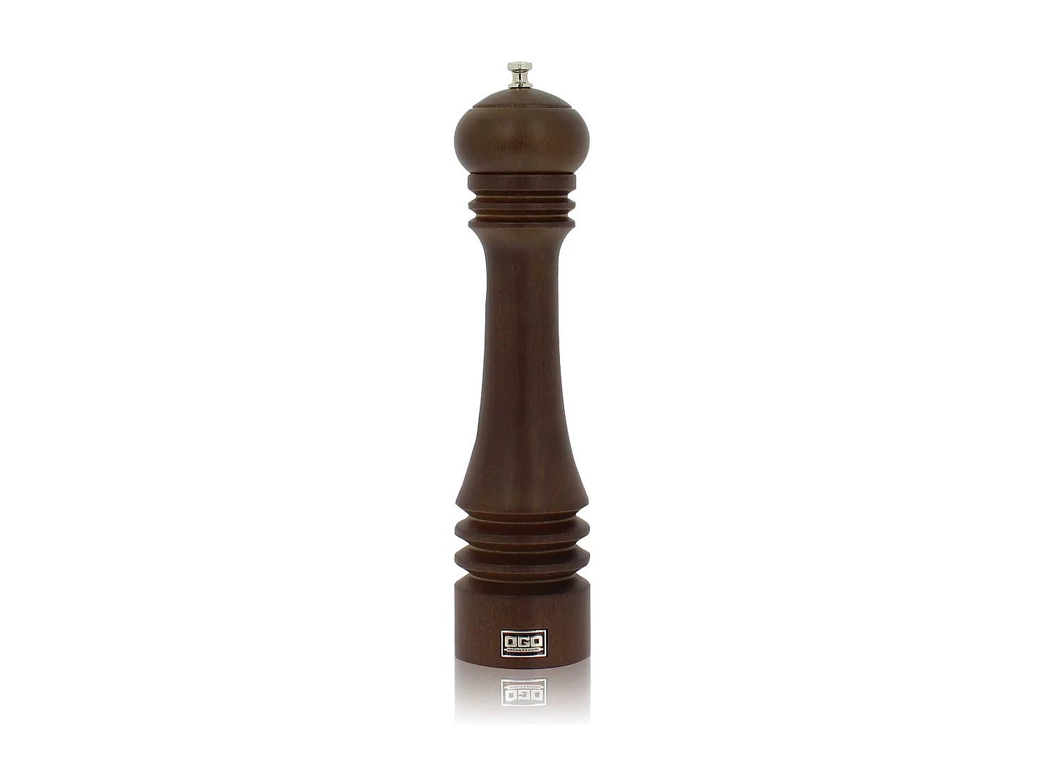 Ogo Living - Moulin A Sel Chocolat En Bois 30 Cm Professionnel
