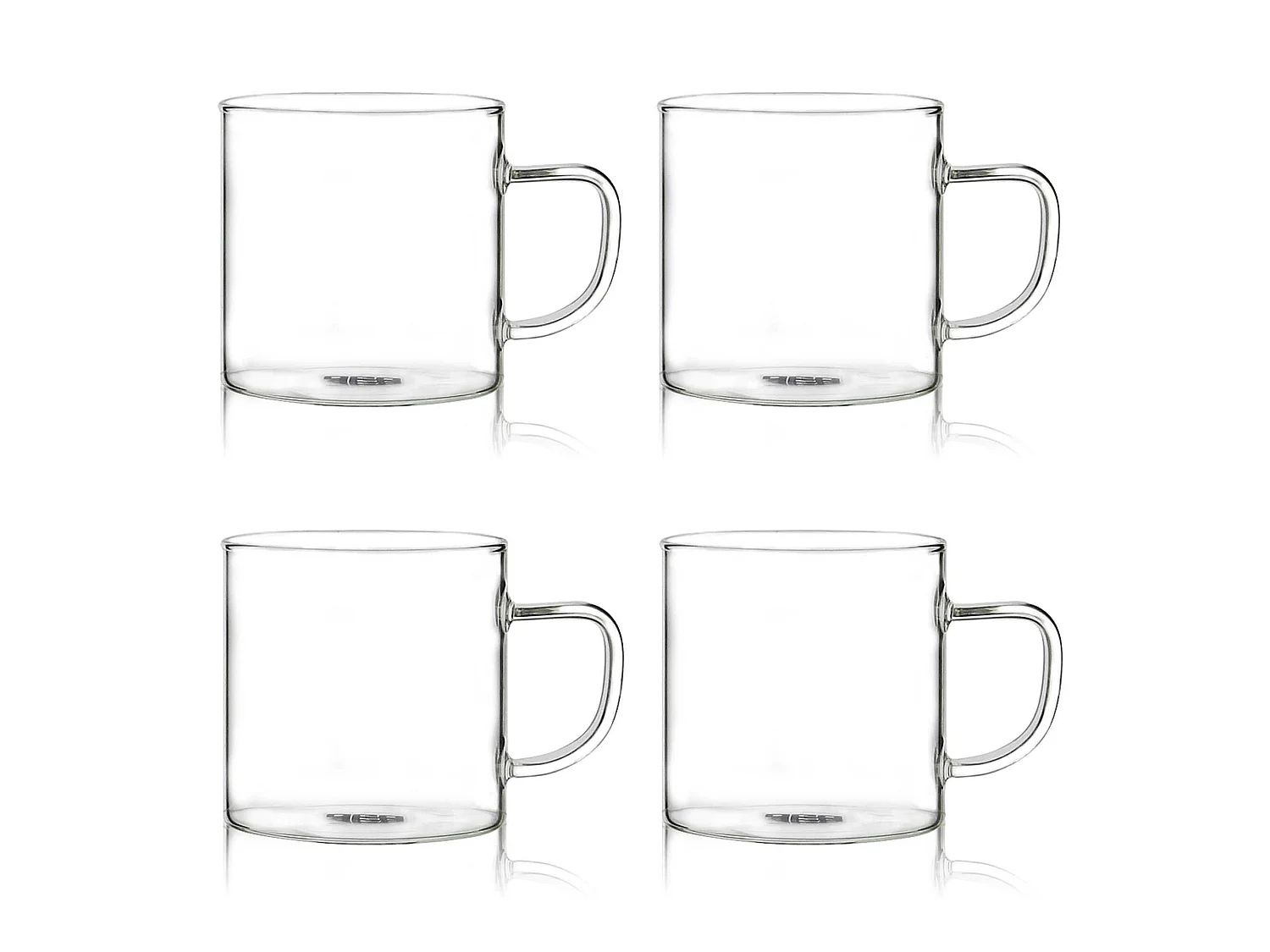 Ogo Living - Lot De 4 Tasses Helya 25cl En Verre Borosilicate