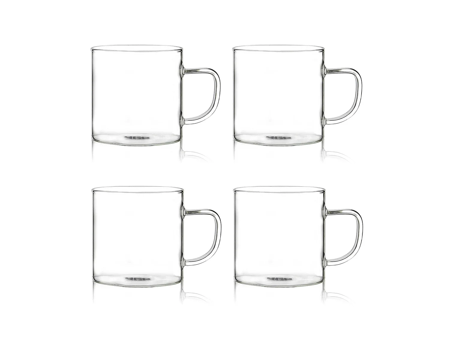 Ogo Living - Lot De 4 Tasses Helya 25cl En Verre Borosilicate
