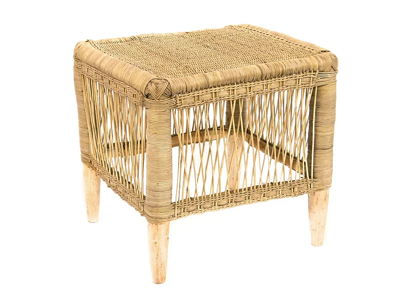 Now's Home - Bout De Canape En Rotin