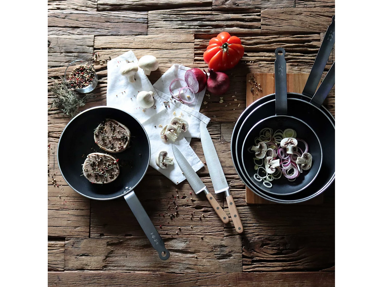 Ogo Living - Poele Pro En Aluminium Et Induction 24 Cm