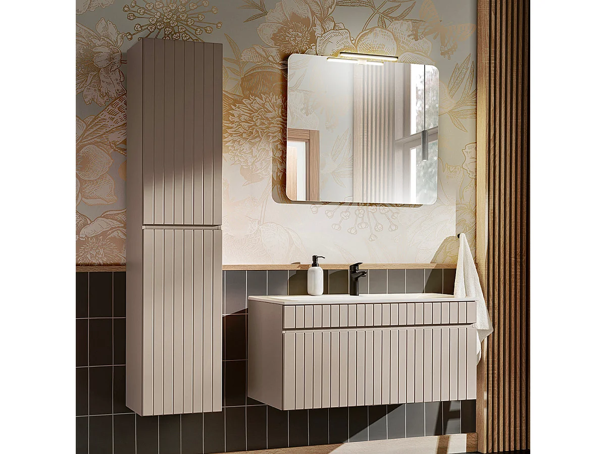 Onderbouw wastafel 100cm Zelie Cachemire