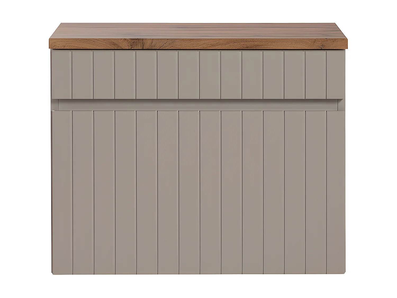 Mueble bajo lavabo 60 cm encimera Zelie Cachemira y Madera