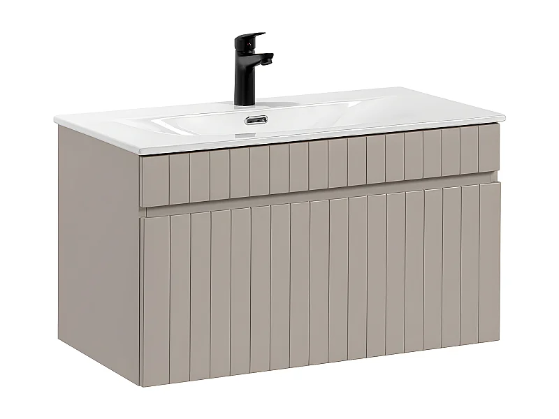 Mobile bagno con lavabo Zelie cachemire 80cm