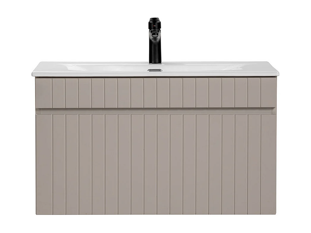 Enkelt tvättställsskåp 80cm Zelie Cachemire