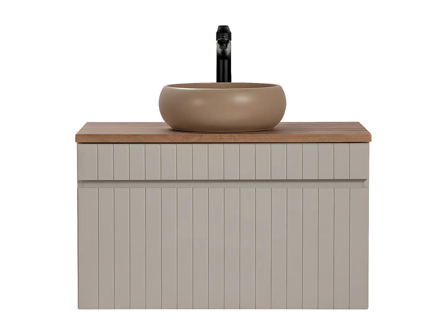 Mobile bagno con lavabo Zelie cachemire 80cm