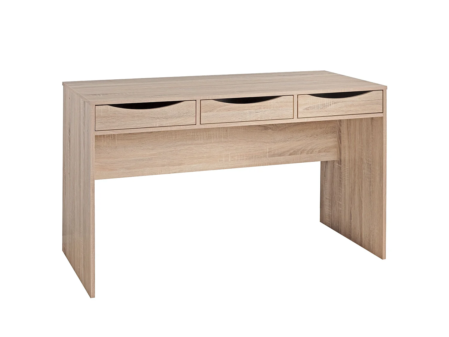 Scrivania Sonoma Piccola con Cassetti Tavolo da Ufficio 120x55x75 cm