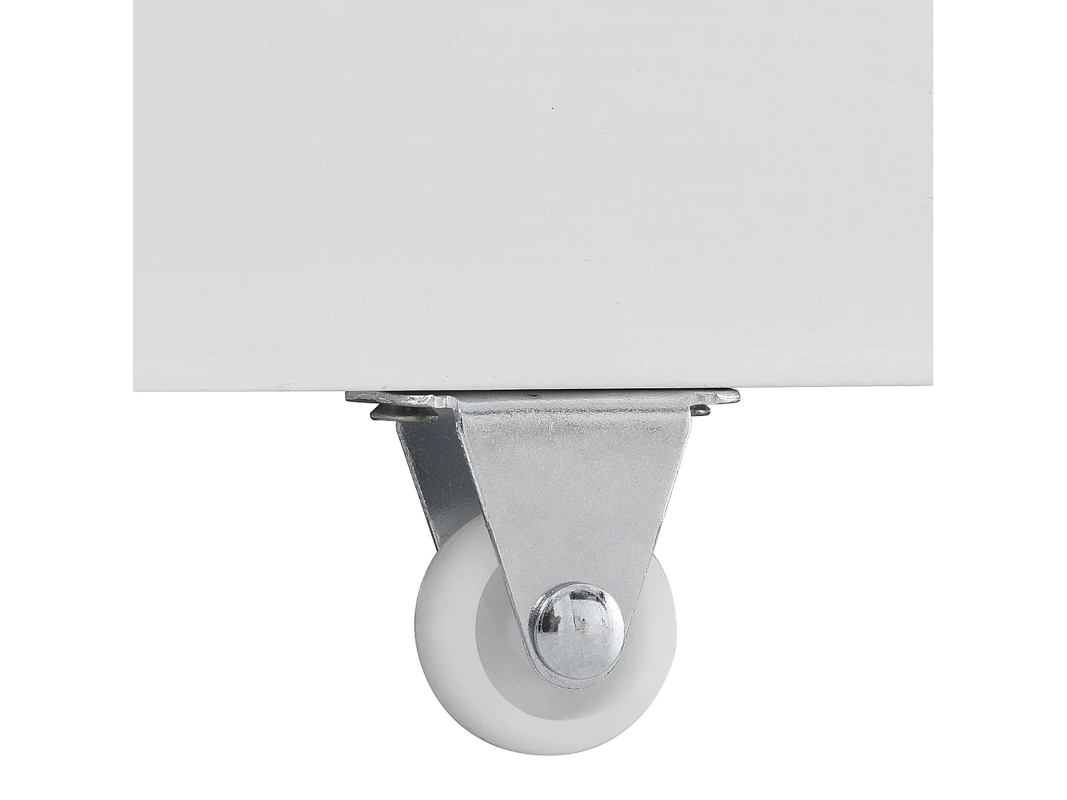 Lit cabane avec tablette de rangement et garde-corps - 90x200 cm - blanc - Sweiko