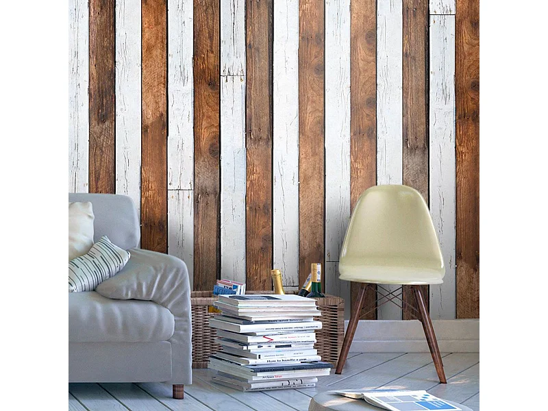 Papier peint duo de chocolat - 50 x 1000 cm