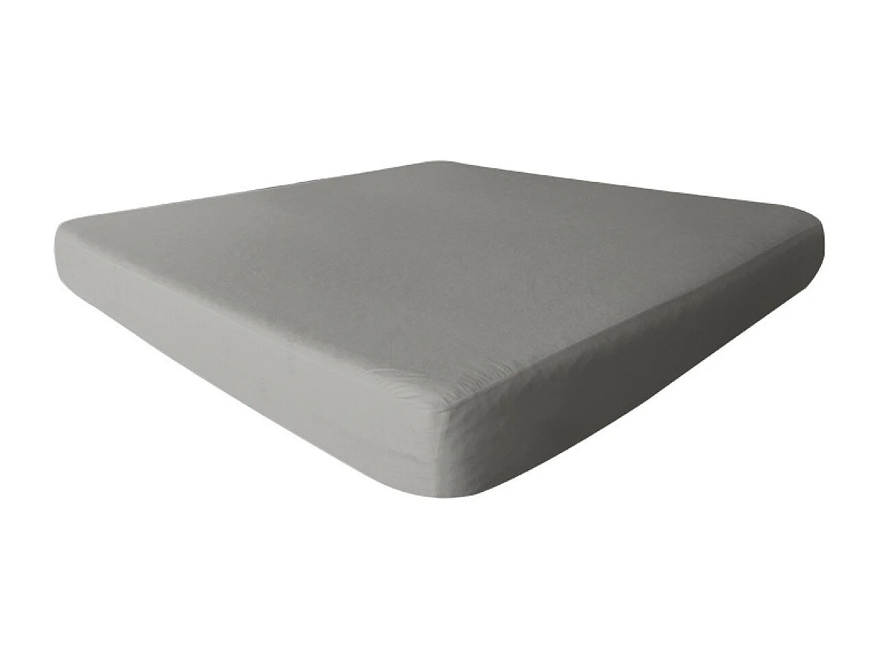 FRESH - Drap Housse 90x200cm Taupe Imperméable et Respirant