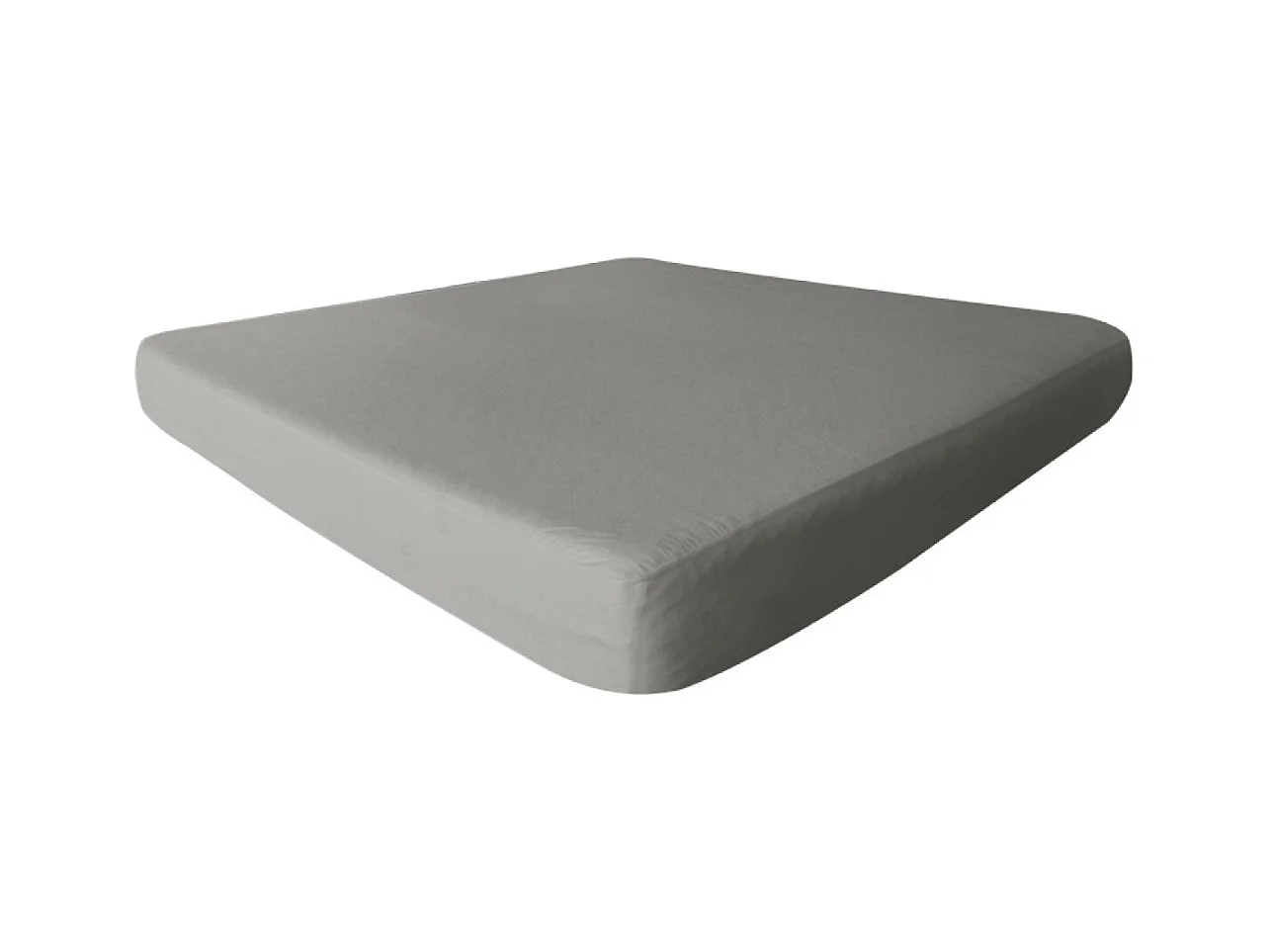 FRESH - Drap Housse 90x190cm Taupe Imperméable et Respirant