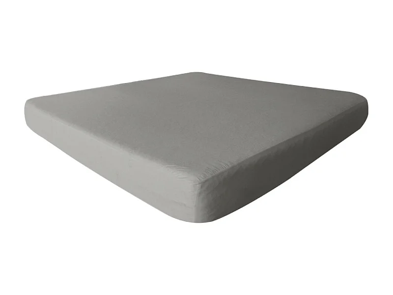 FRESH - Drap Housse 90x190cm Taupe Imperméable et Respirant