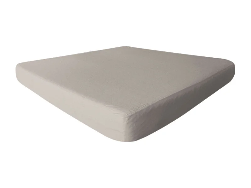 FRESH - Drap Housse 90x190cm Beige Imperméable et Respirant