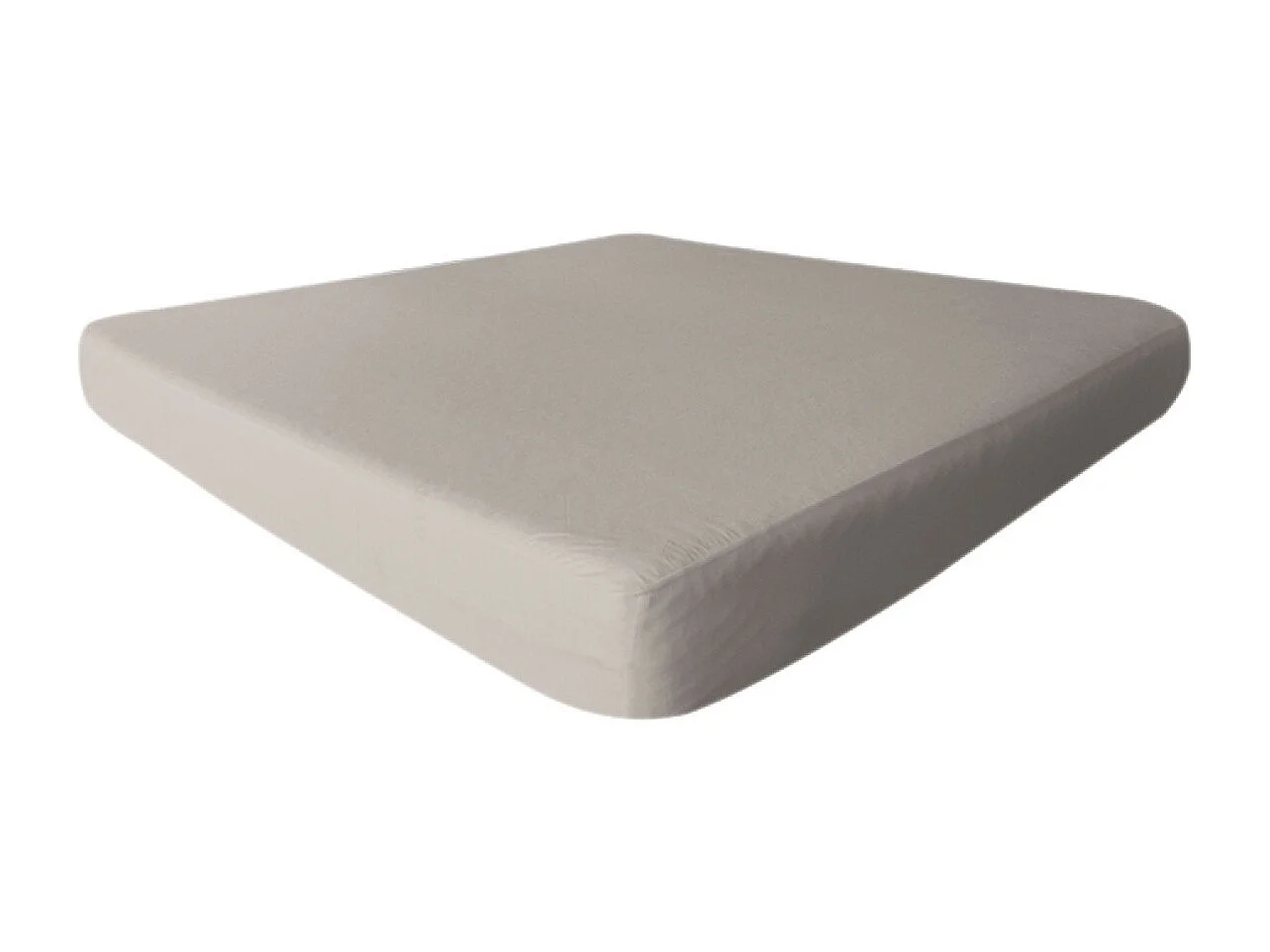 FRESH - Drap Housse 90x190cm Beige Imperméable et Respirant