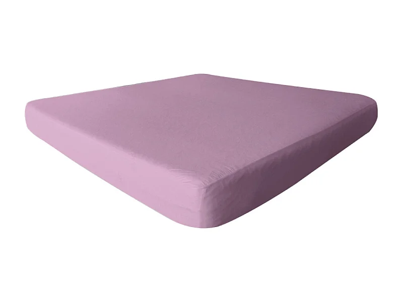 FRESH - Drap Housse 140x190cm Rose Imperméable et Respirant