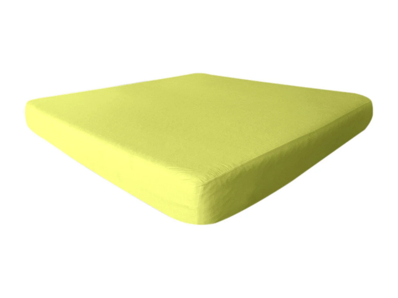 FRESH - Drap Housse 140x190cm Vert Imperméable et Respirant