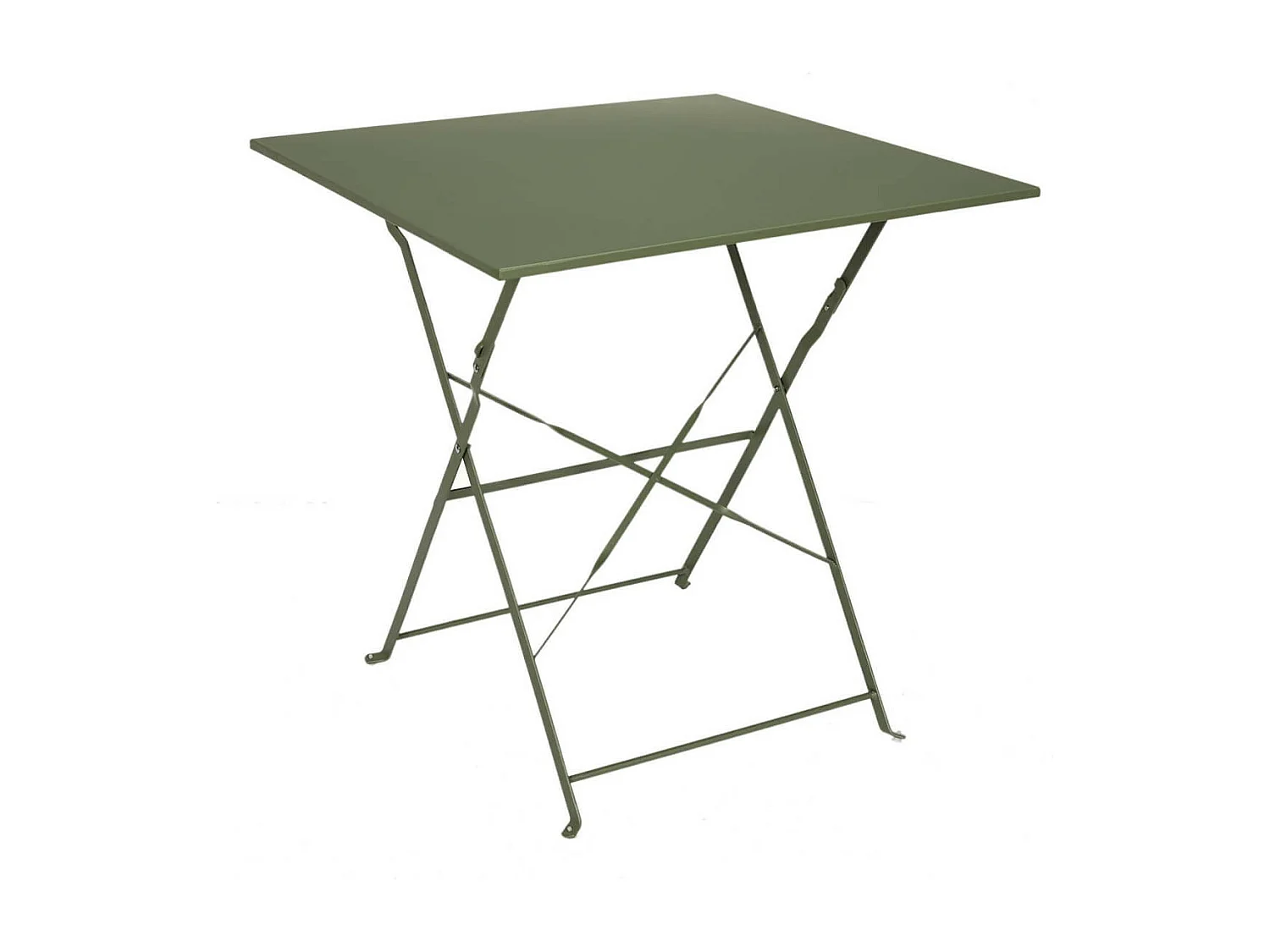 MALAM - Table de Repas Carrée Pliante Kaki