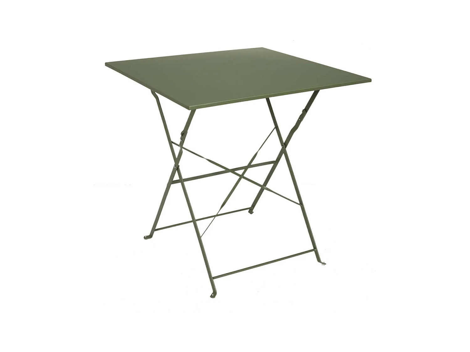 MALAM - Table de Repas Carrée Pliante Kaki