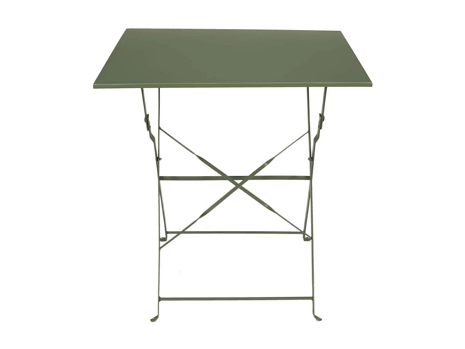 MALAM - Table de Repas Carrée Pliante Kaki